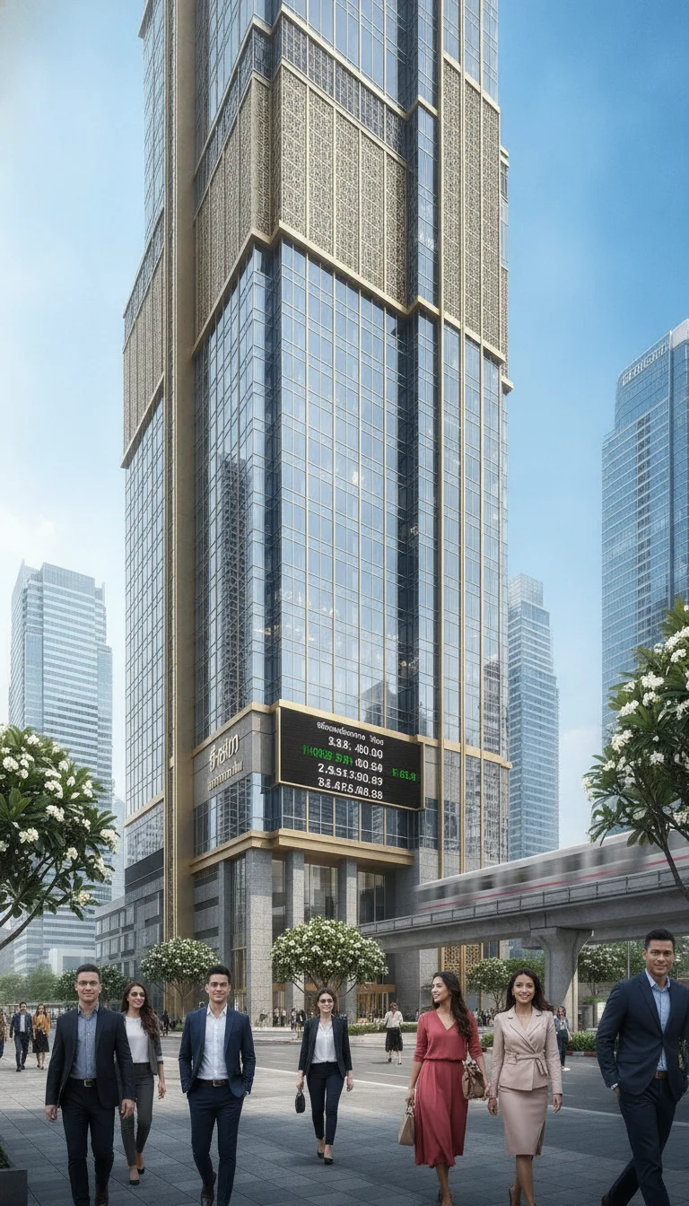 Modern Thai Bank Headquarters Modern Thai Bank Headquarters