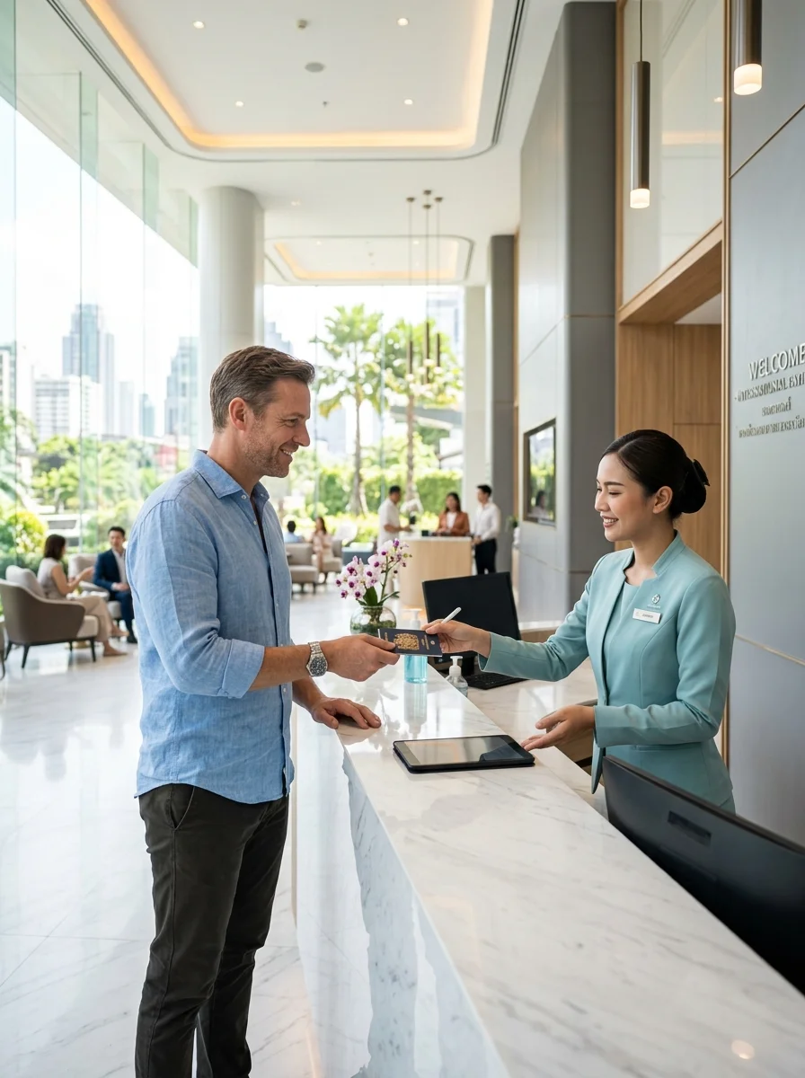 Expat and Hospital Receptionist Expat and Hospital Receptionist