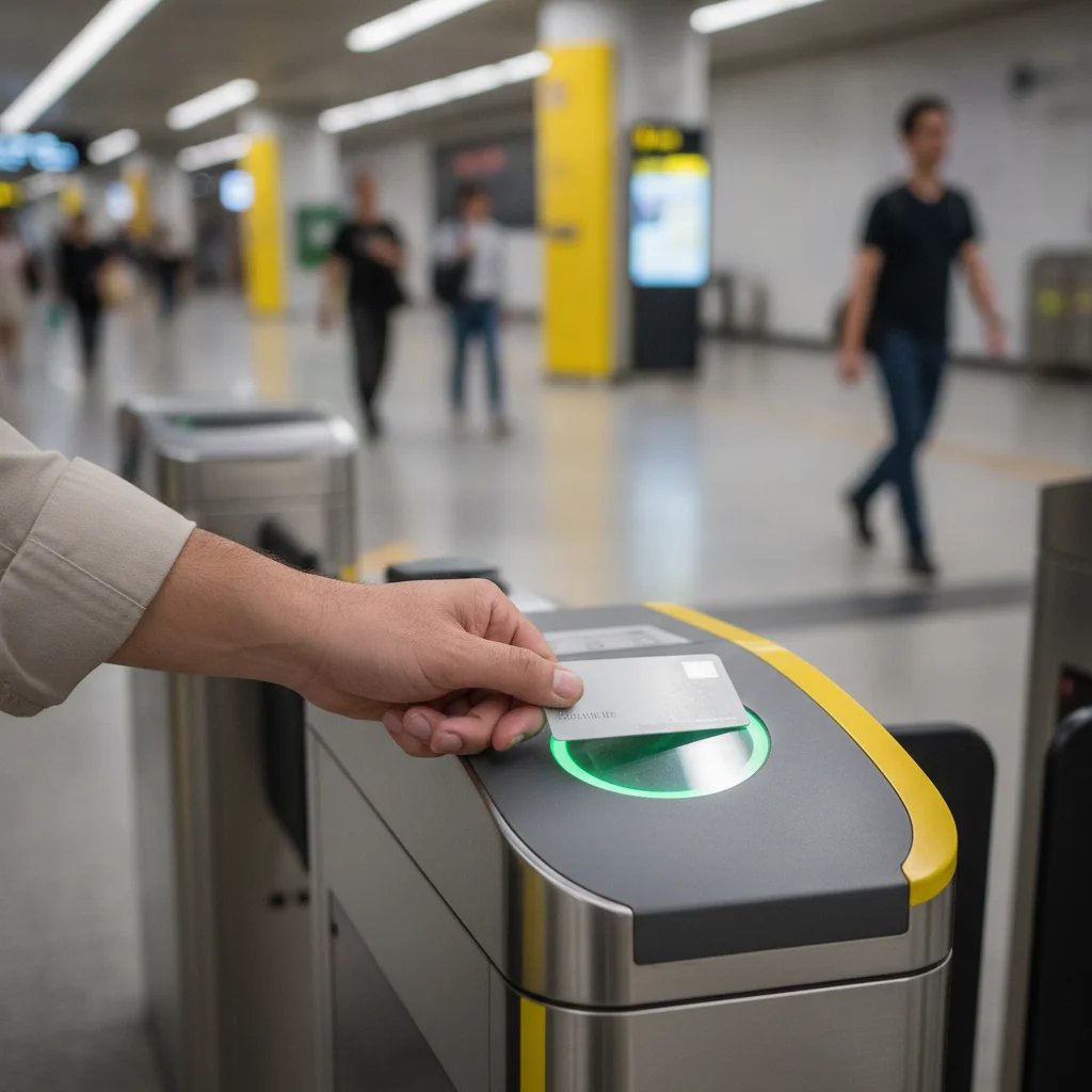 Fare gate interaction Fare gate interaction