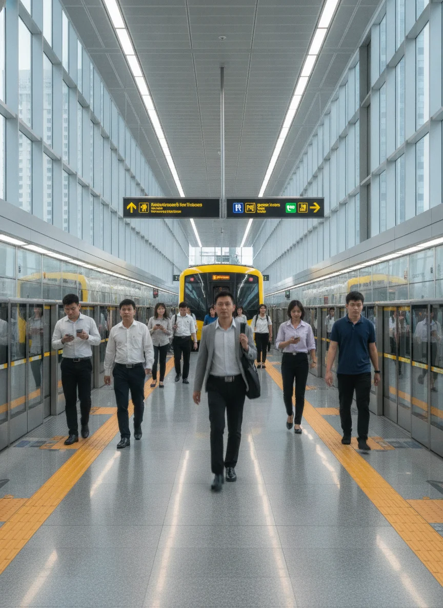 MRT Yellow Line Interchange Station MRT Yellow Line Interchange Station