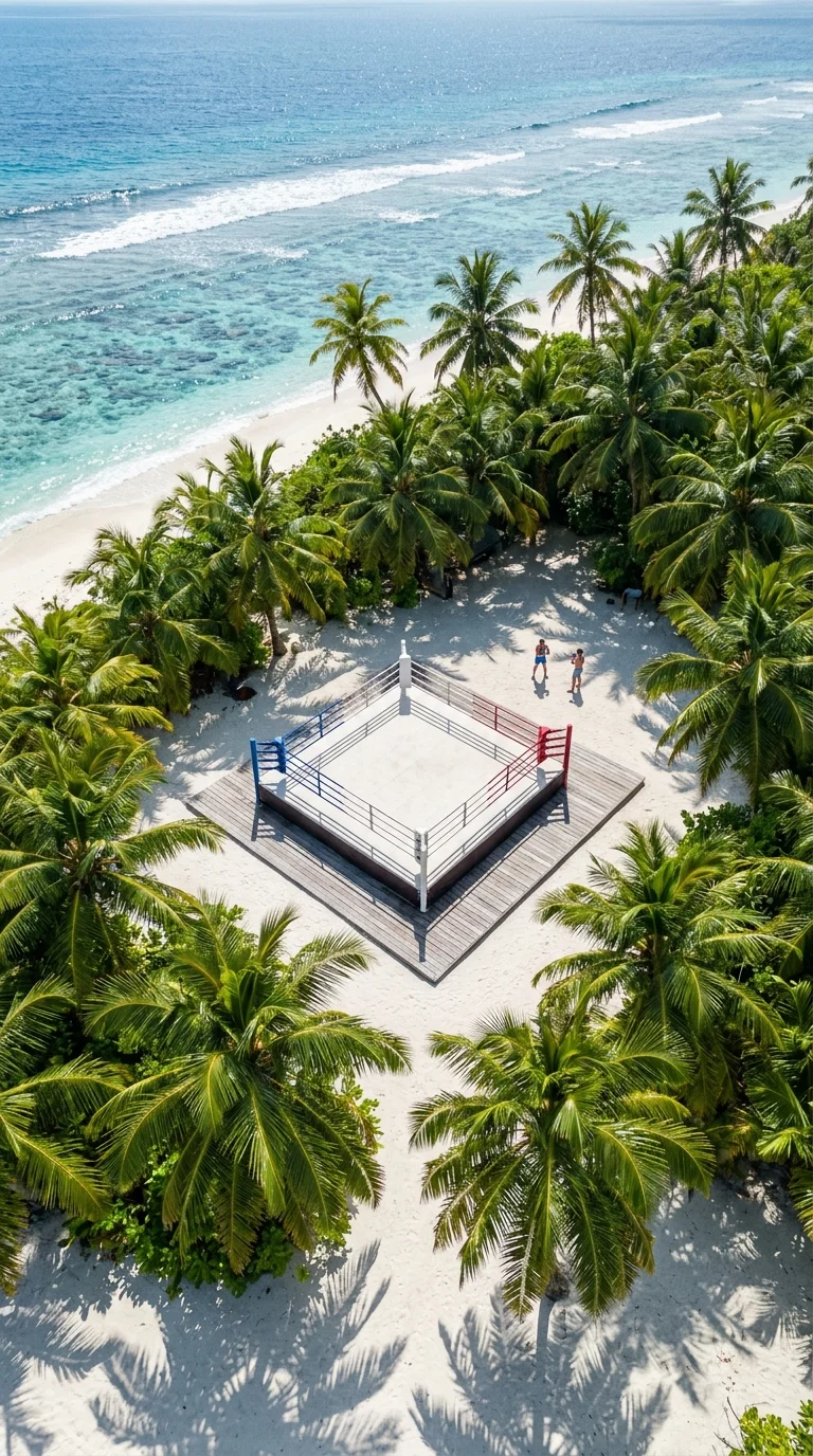 open-air boxing ring open-air boxing ring