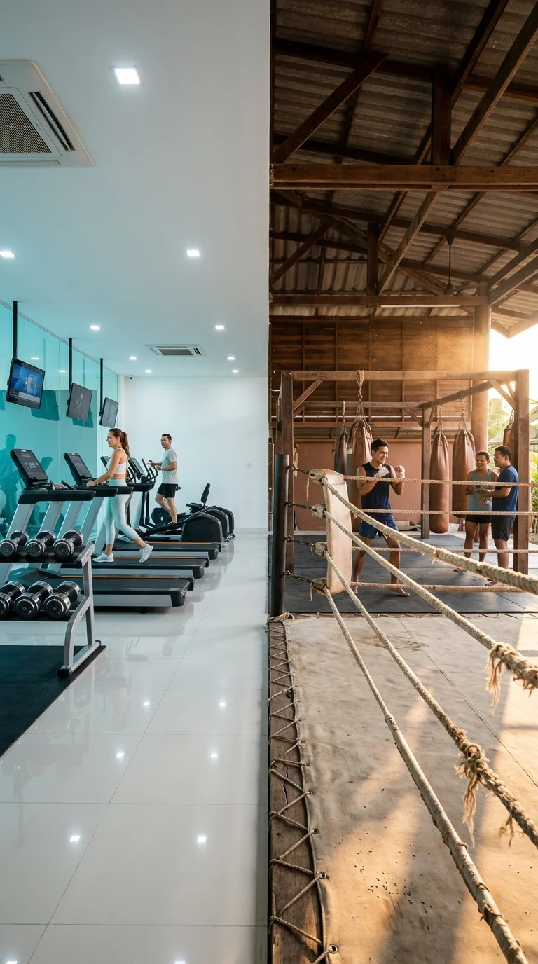 Bifurcated training facility Bifurcated training facility