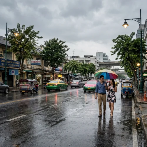 Storms and Heavy Rain Forecast Across 17 Thai Provinces