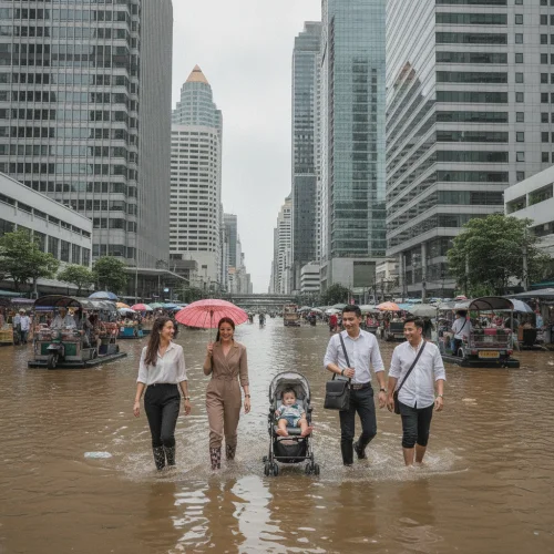 Thailand Faces Heightened Flood Risk by 2030-2034