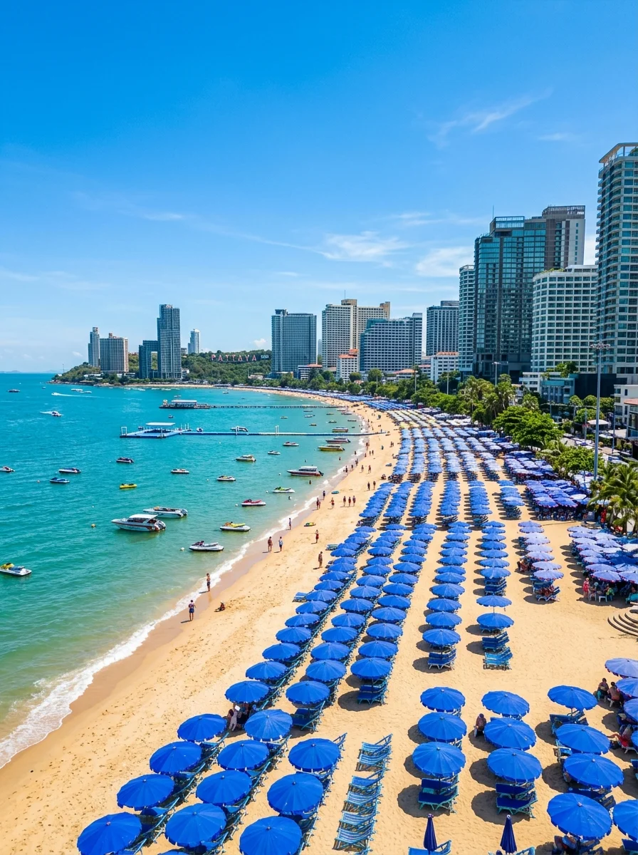 Pattaya Beach Shoreline