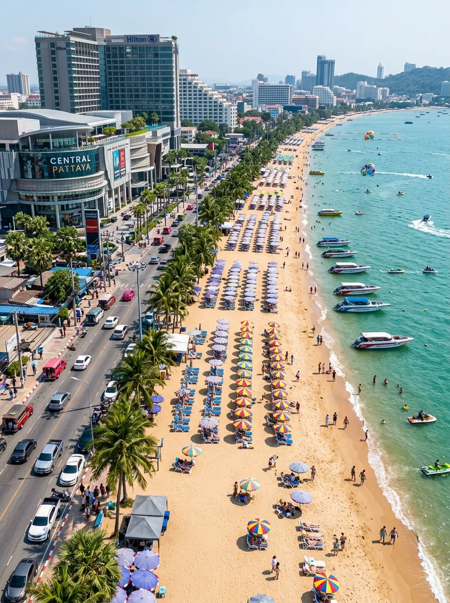 Pattaya Beach Central Frontage