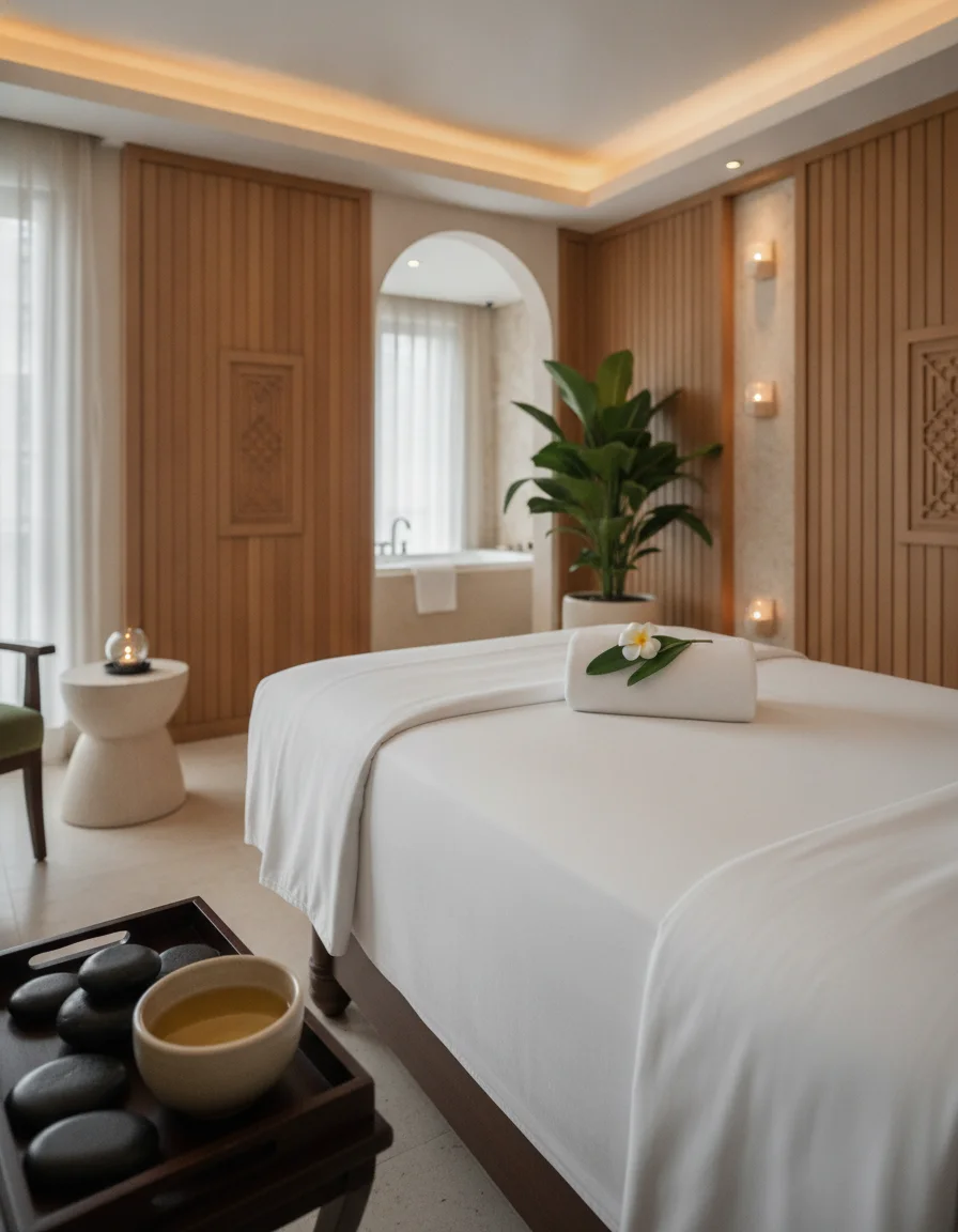 Spa treatment room at Pattaya Marriott Resort