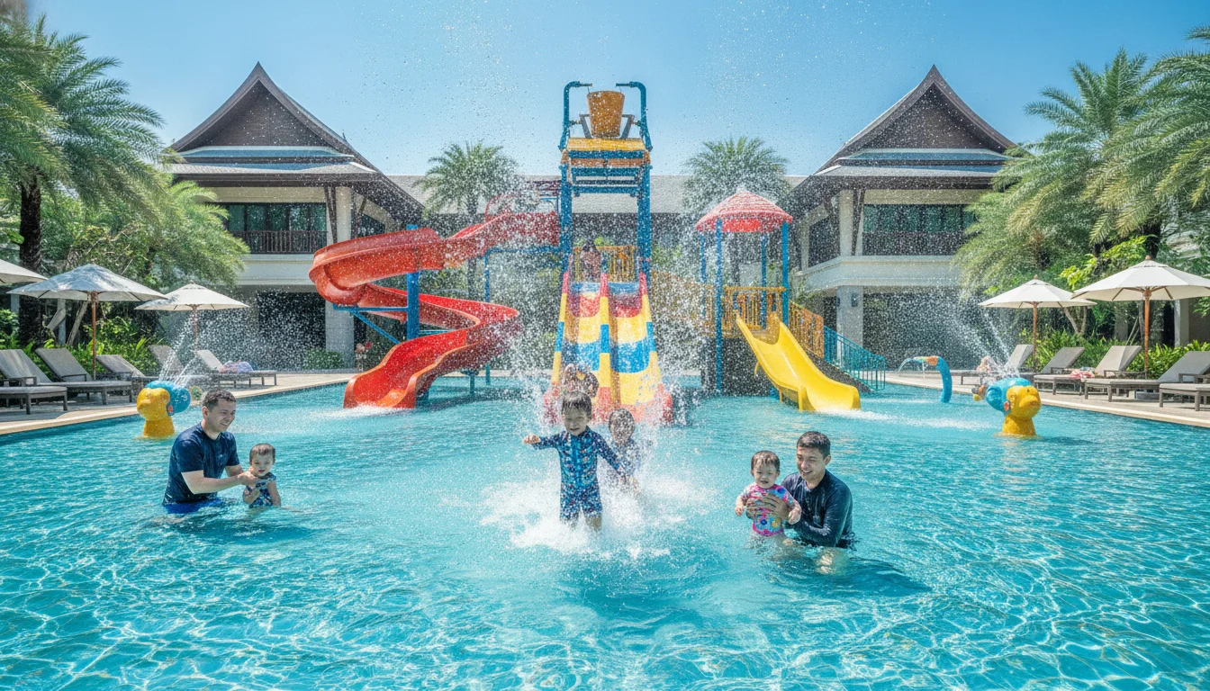 Family pool area at Pattaya Marriott Resort and Spa