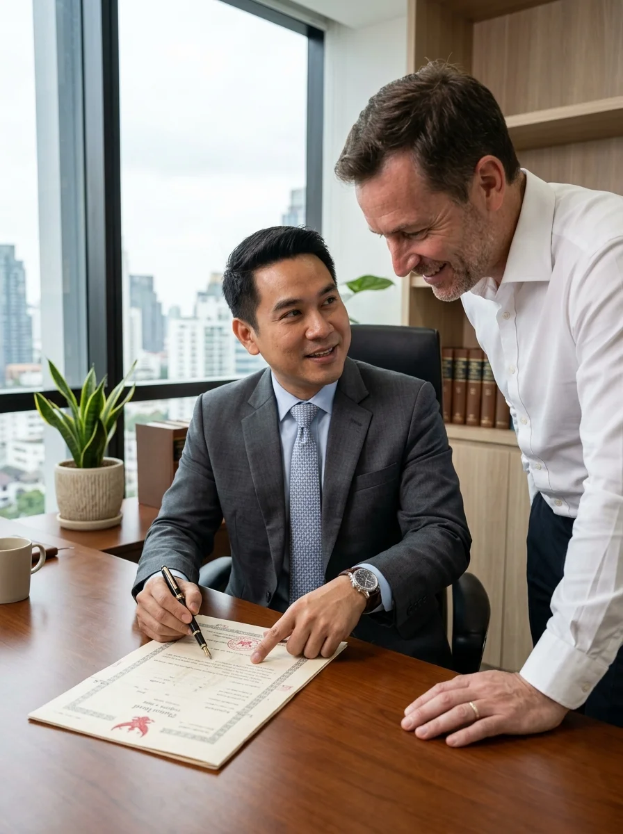 Thai property lawyer and international buyer Thai property lawyer and international buyer