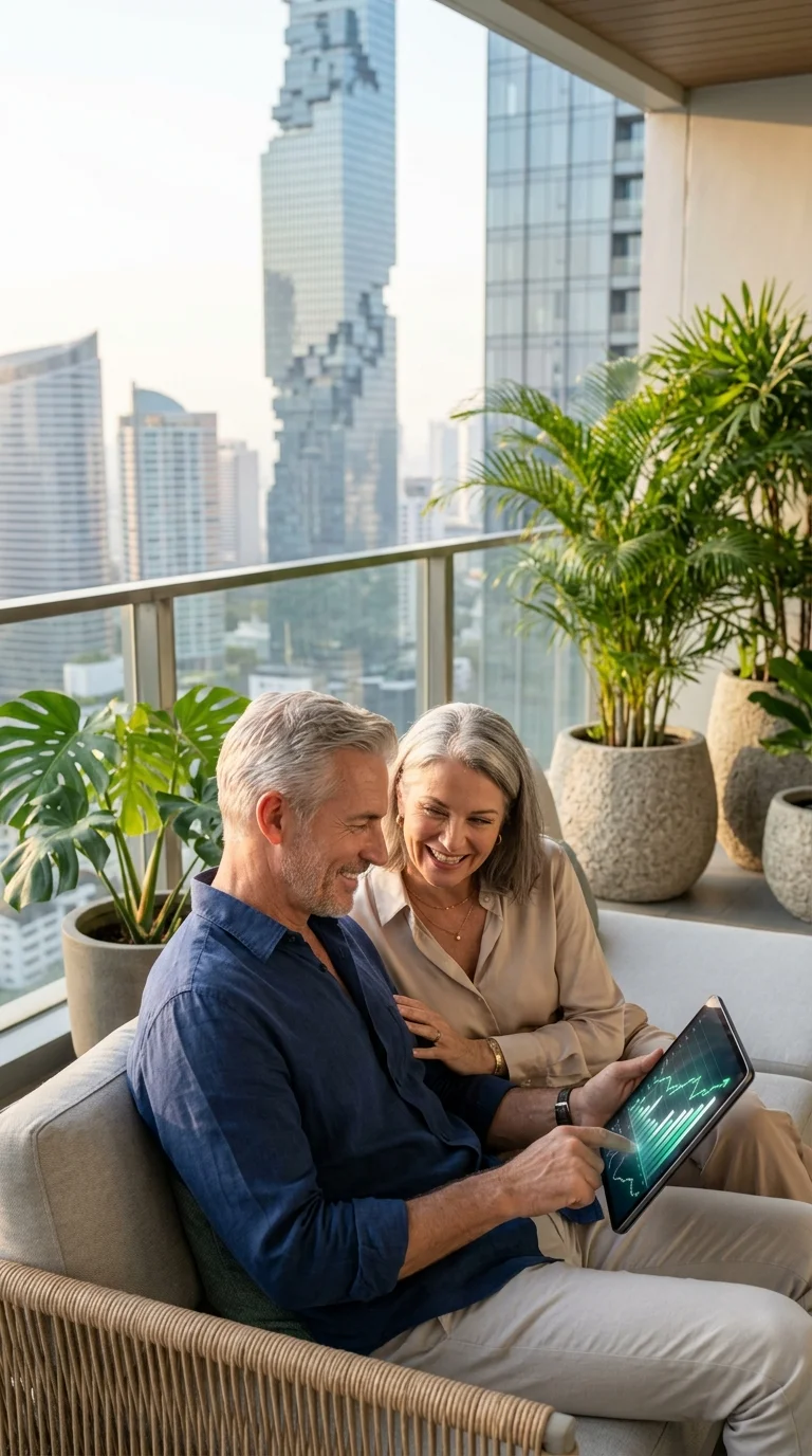 mature expat couple mature expat couple