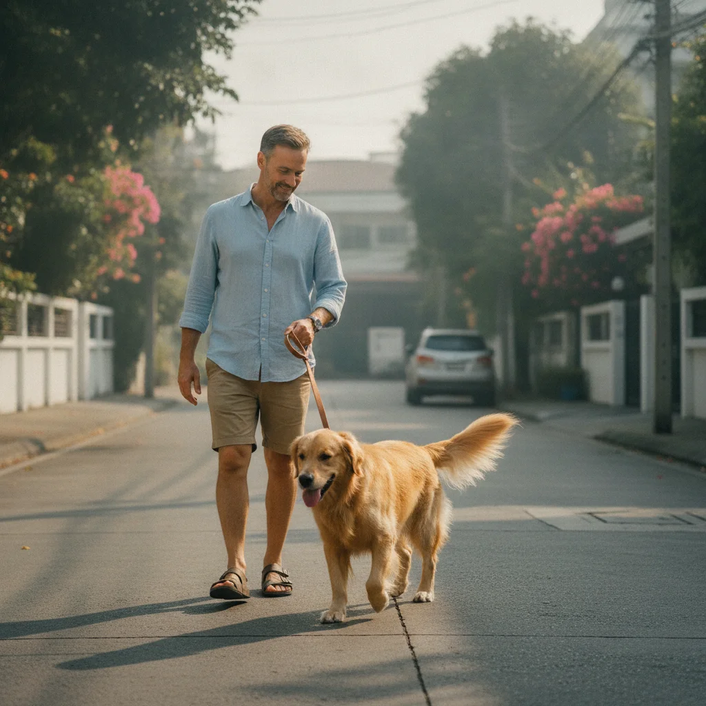 Expat and Golden Retriever