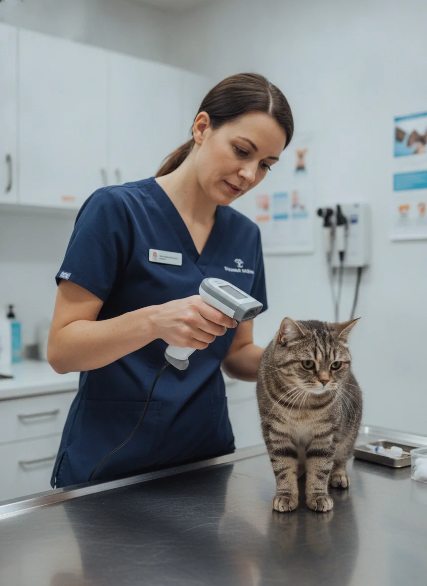 UK Veterinarian and domestic cat