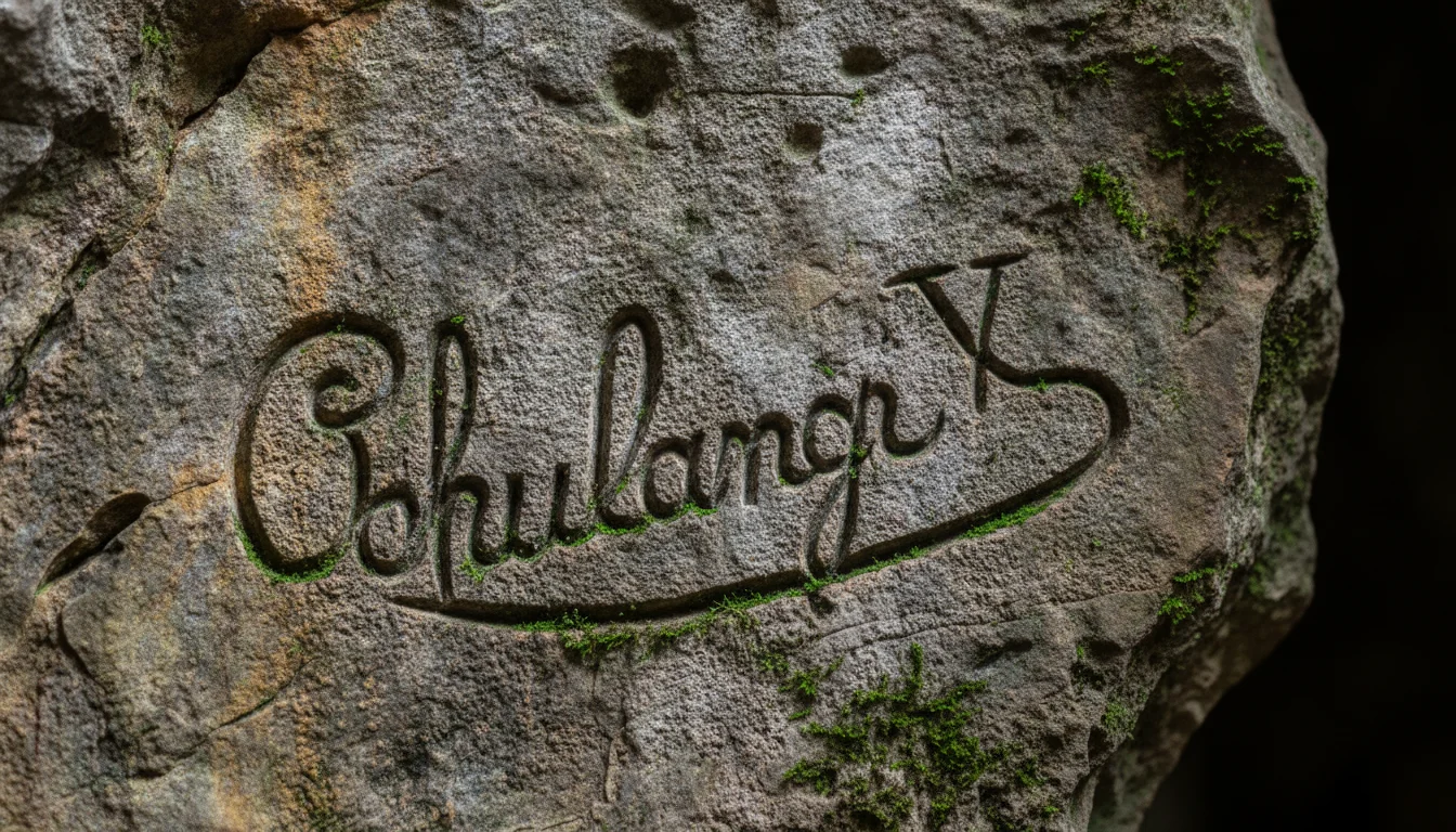 Royal Signature of King Chulalongkorn (Rama V)