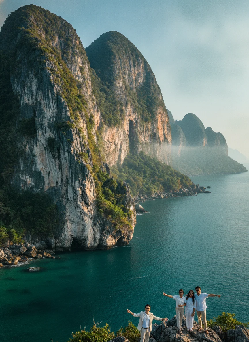 Khao Sam Roi Yot Limestone Karst Cliffs