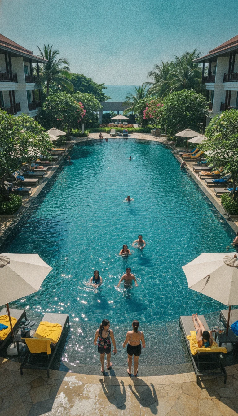 Main swimming pool at Pinnacle Grand Jomtien Resort