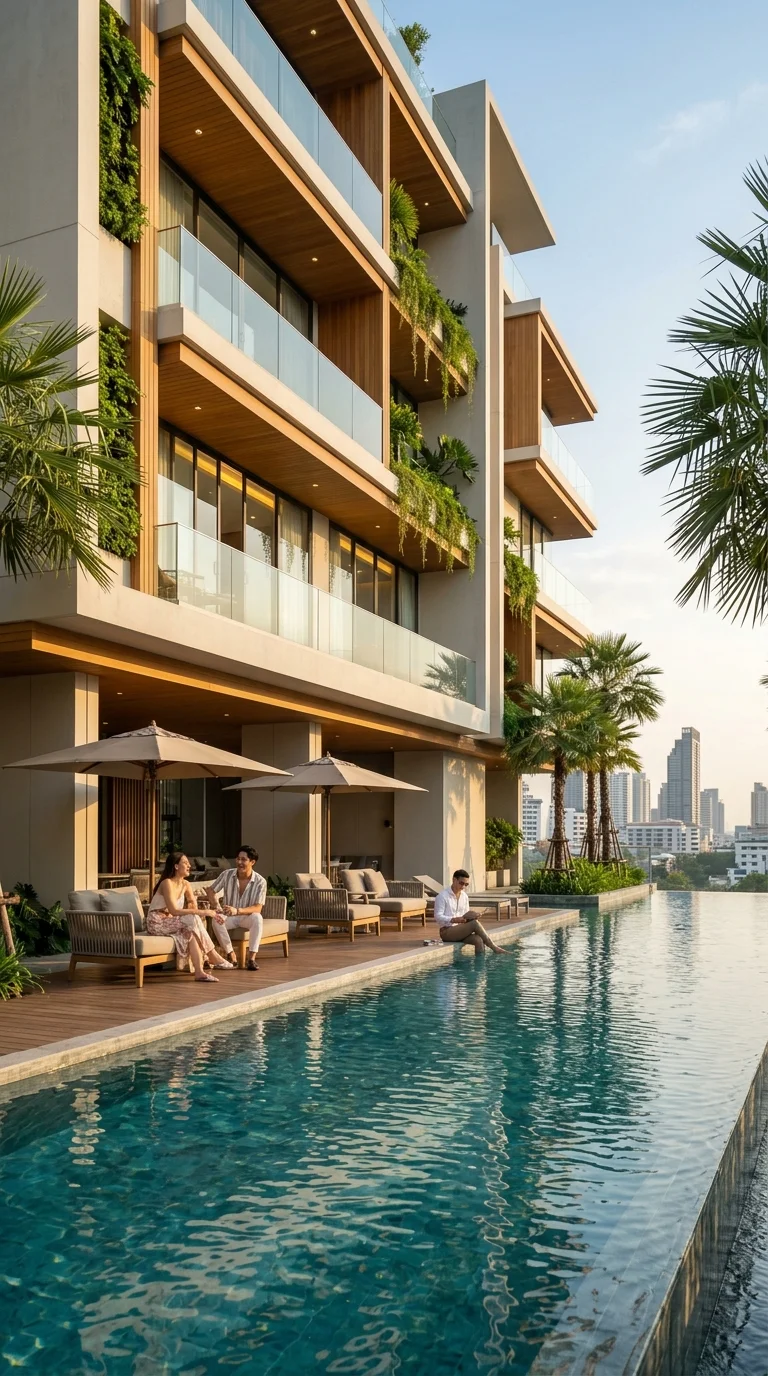 Modern Sukhumvit Apartment Complex Modern Sukhumvit Apartment Complex