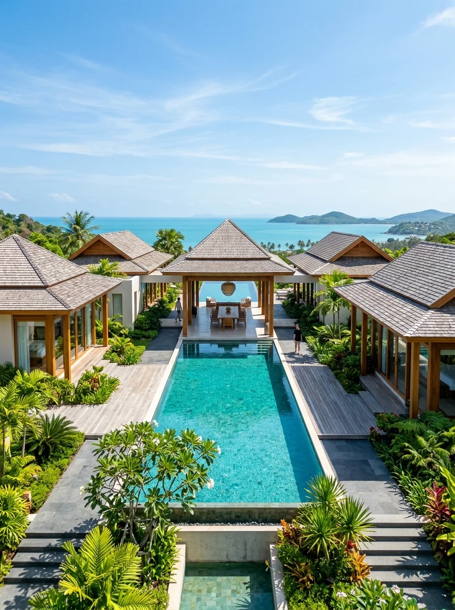 six-bedroom luxury Koh Samui villa estate six-bedroom luxury Koh Samui villa estate