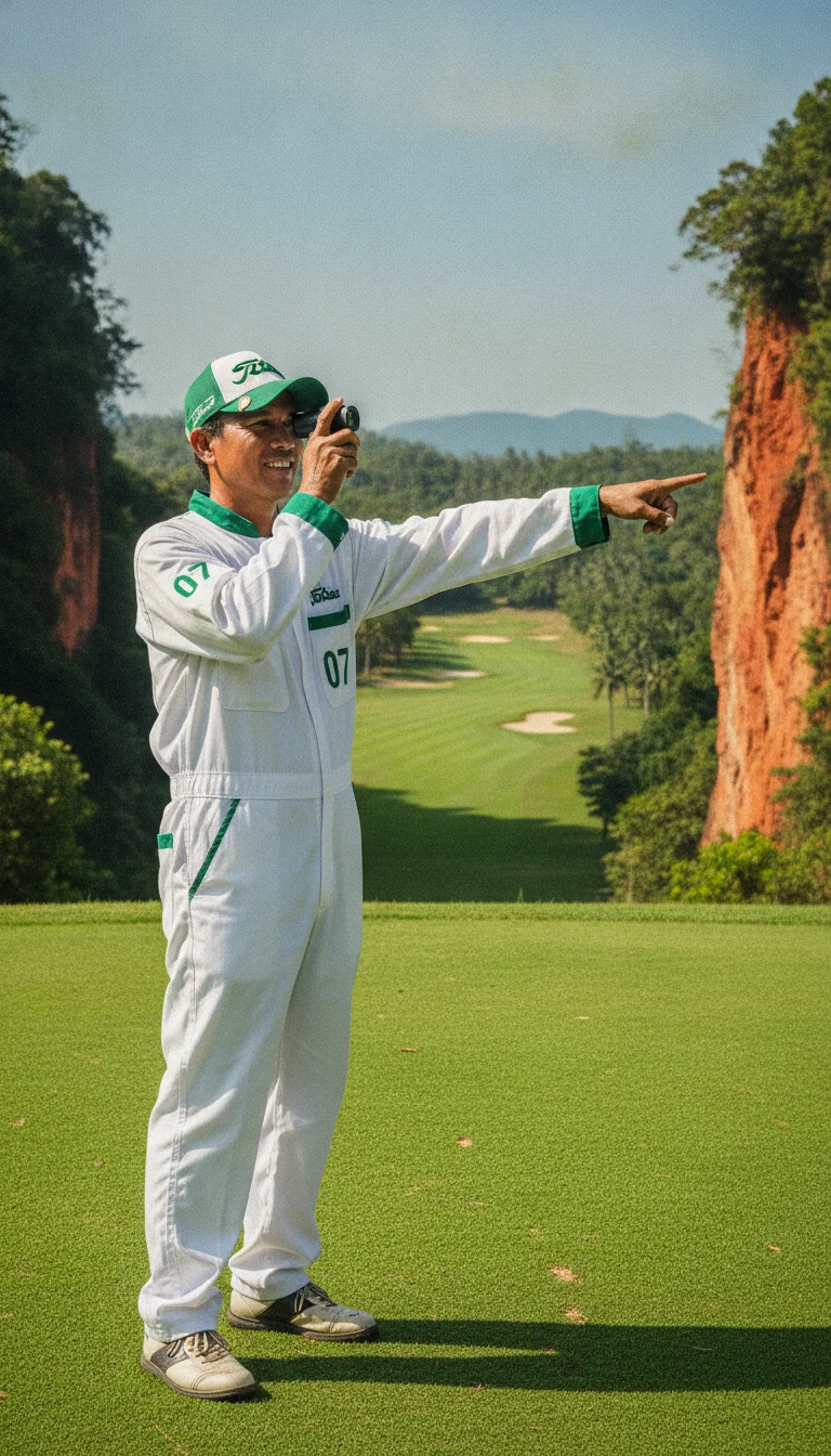 Professional golf caddie Professional golf caddie