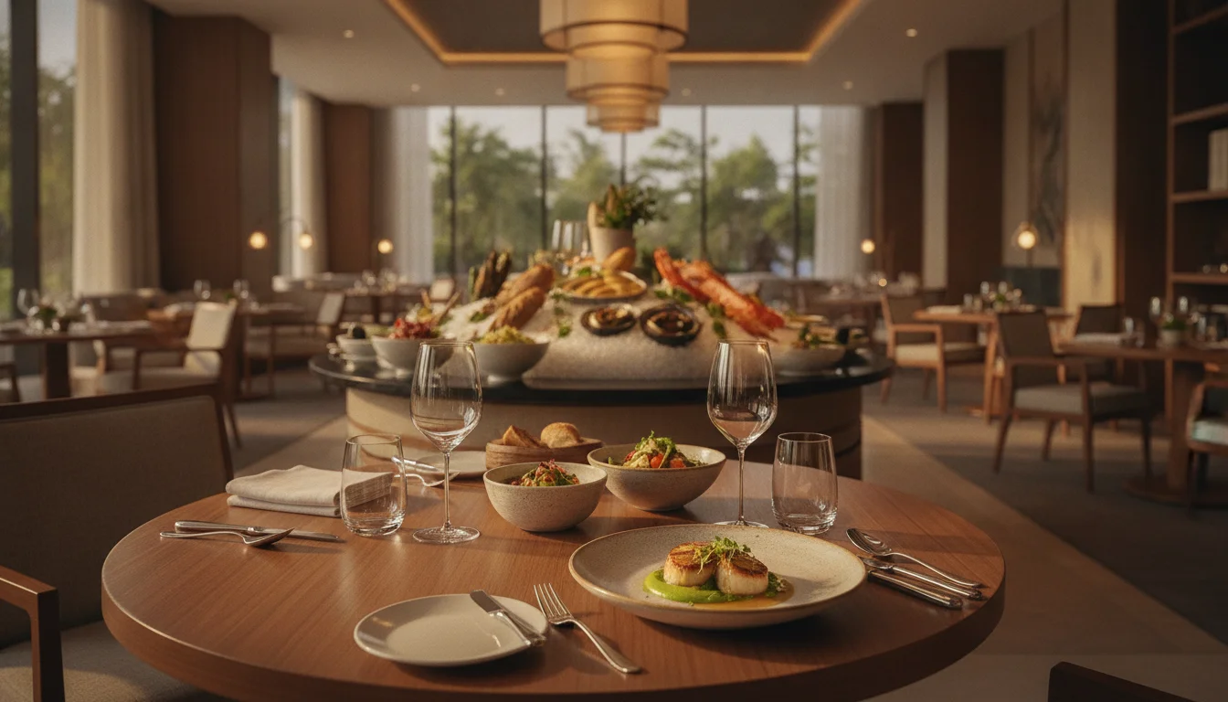 Interior dining area at Renaissance Pattaya Resort & Spa
