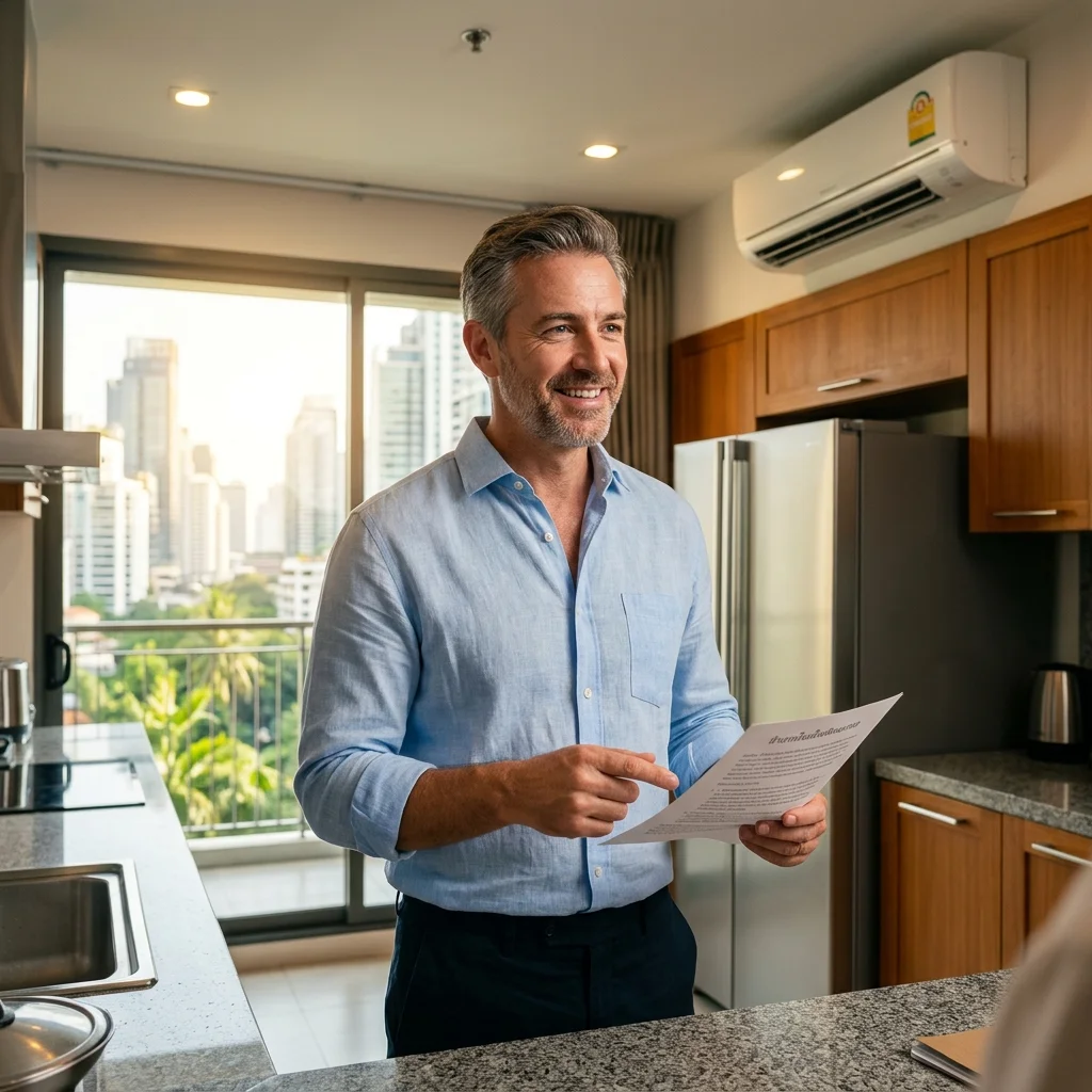 Middle-aged British male tenant Middle-aged British male tenant