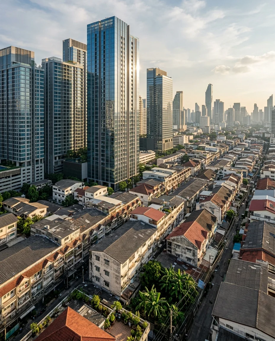 Bangkok Urban Contrast (Sukhumvit vs. Residential Suburbs) Bangkok Urban Contrast (Sukhumvit vs. Residential Suburbs)