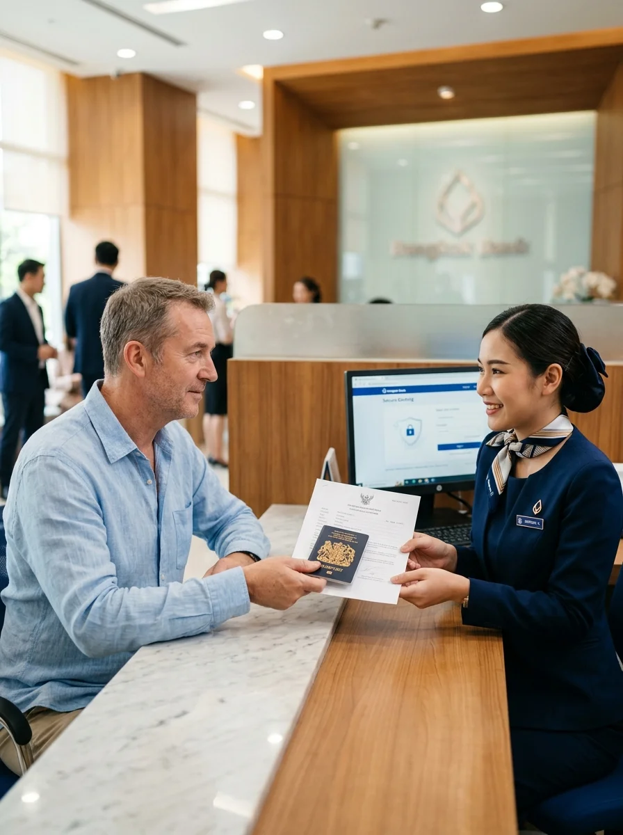 UK national and Thai bank teller UK national and Thai bank teller