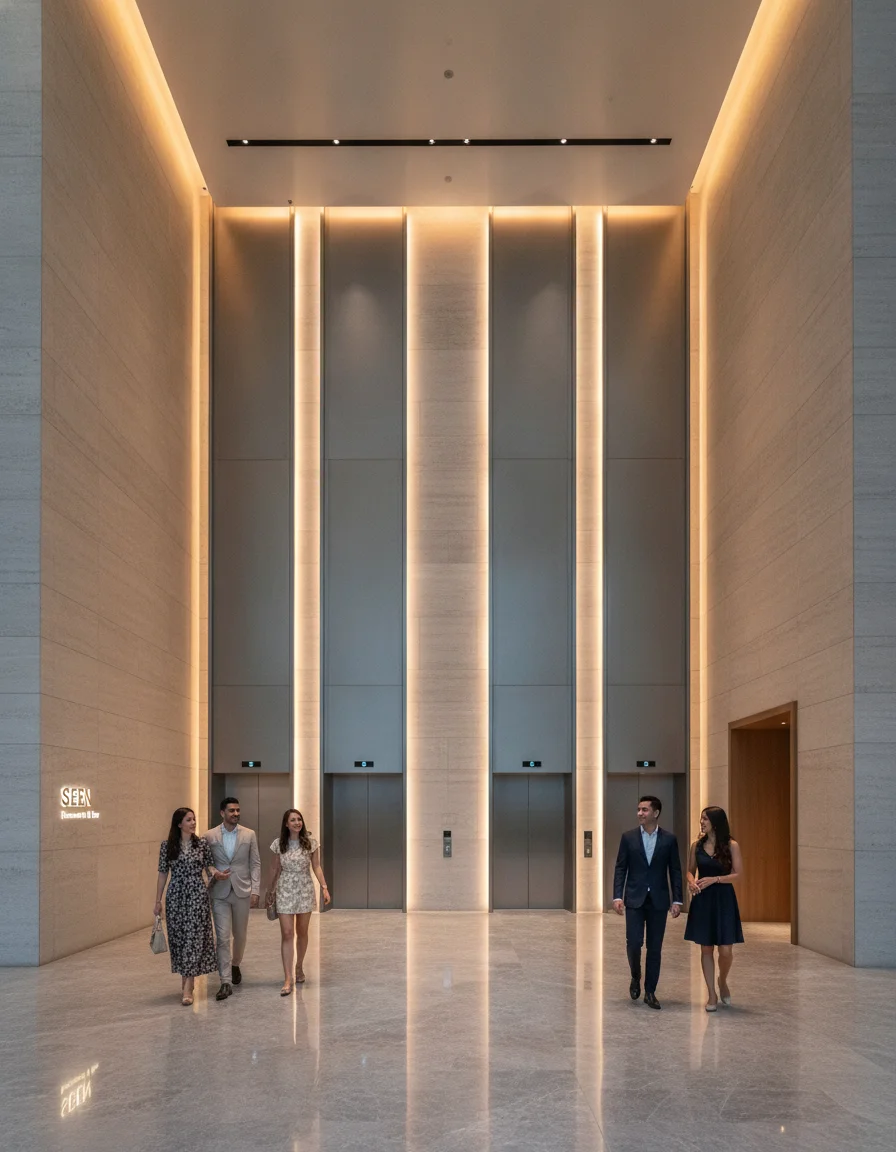 Entrance lobby of Avani+ Riverside Bangkok Hotel