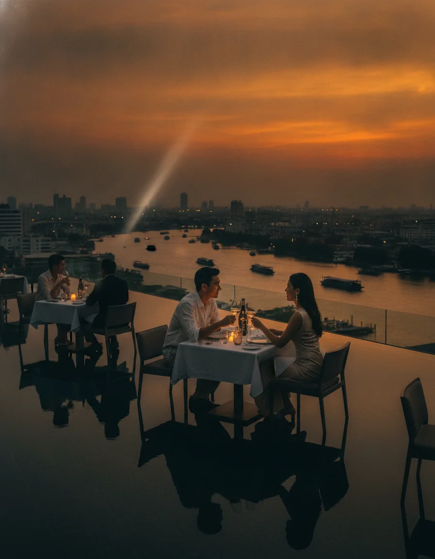 couples dining at SEEN Restaurant & Bar
