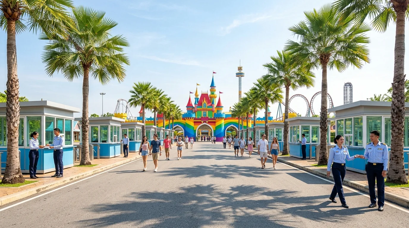 Siam Amazing Park Exterior Entrance Boulevard