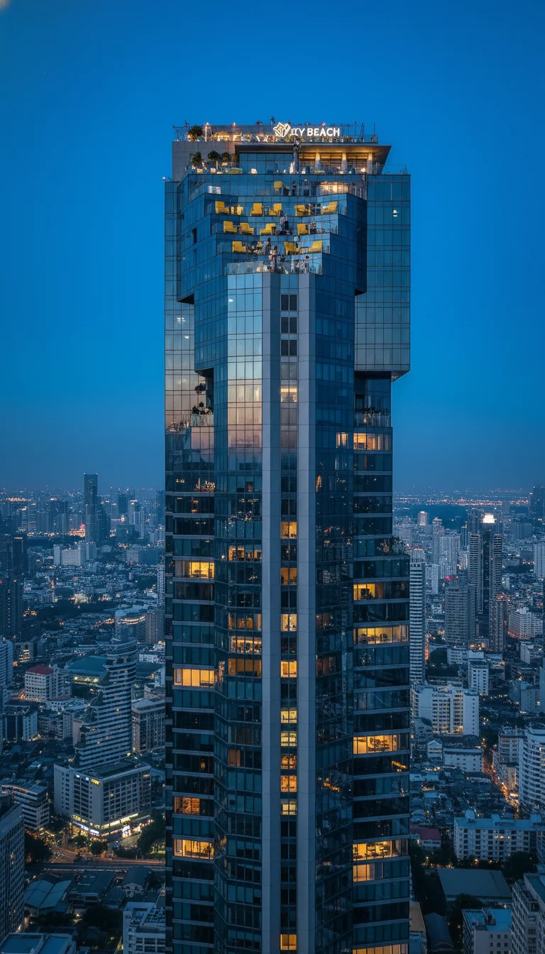 Sky Beach Rooftop Bar MahaNakhon