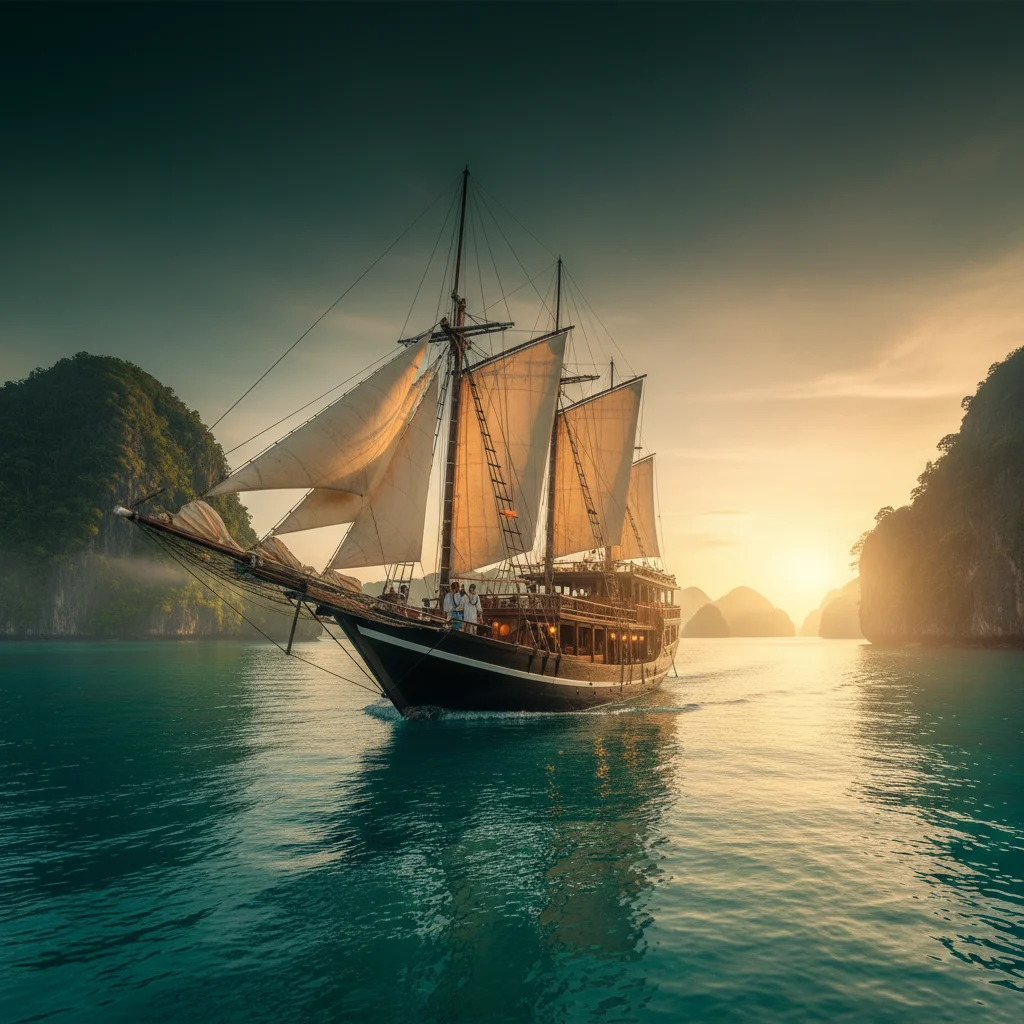 Traditional Luxury Phinisi Schooner Traditional Luxury Phinisi Schooner