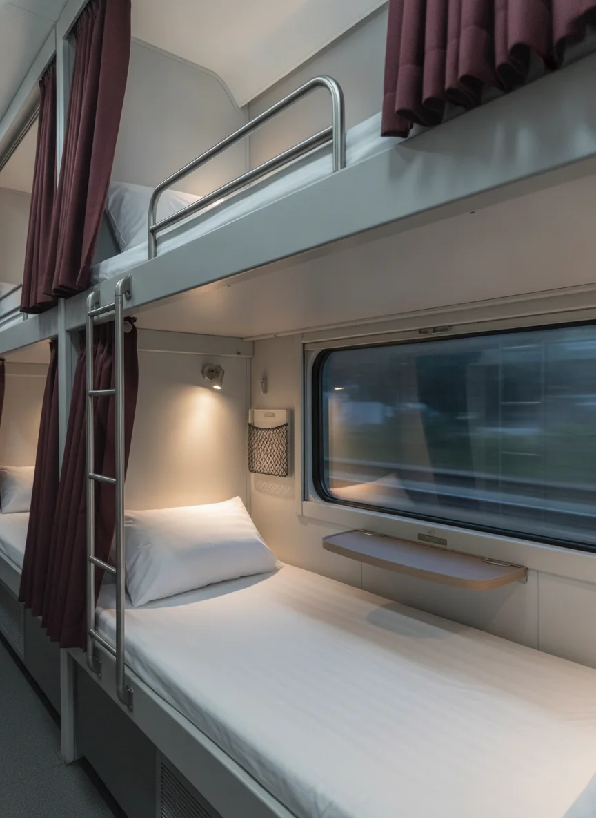 State Railway of Thailand (SRT) Second-Class Air-Conditioned Sleeper Berth (CNR Carriage)