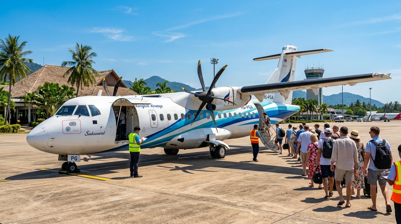 Bangkok Airways ATR 72-600 turboprop aircraft Bangkok Airways ATR 72-600 turboprop aircraft