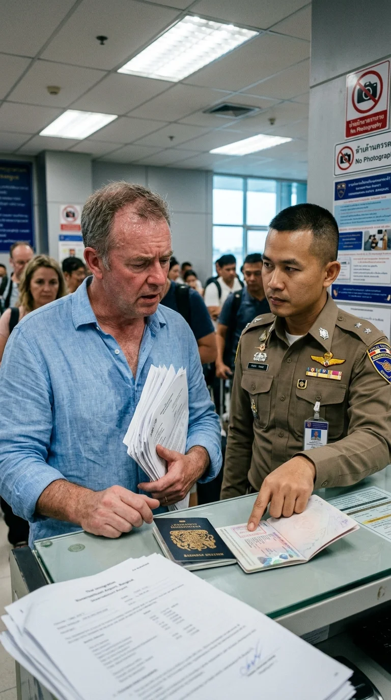 UK national and Thai immigration officer UK national and Thai immigration officer