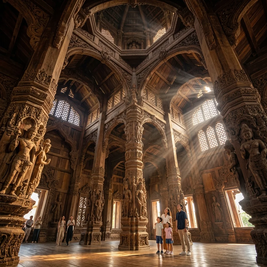 Interior Hall of The Sanctuary of Truth