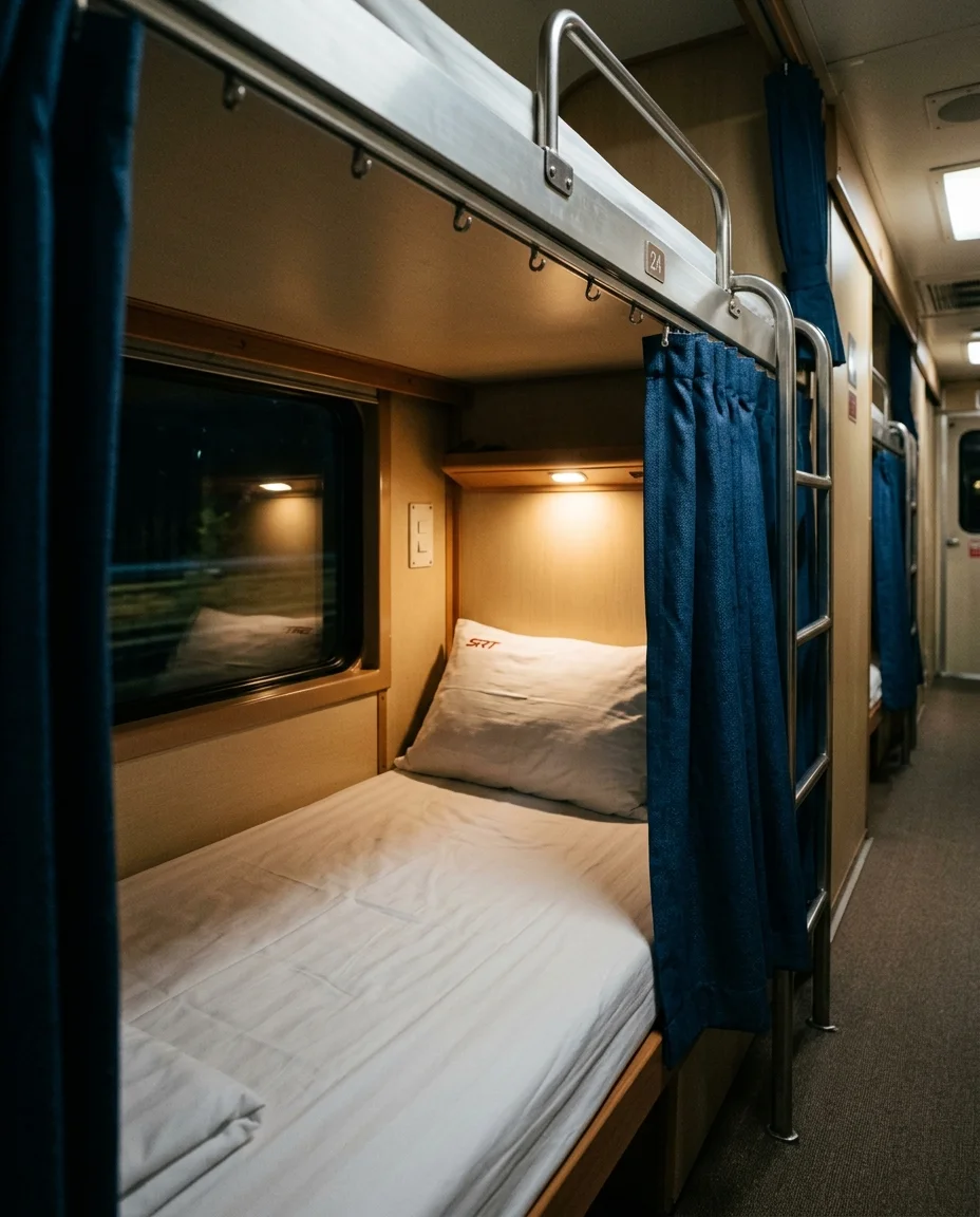 SRT Northern Line second-class sleeper berth SRT Northern Line second-class sleeper berth