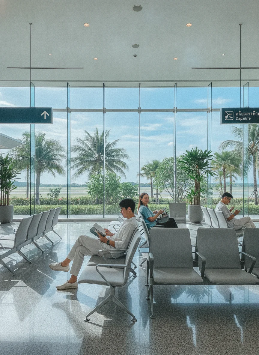 Trat Airport Departure Lounge Trat Airport Departure Lounge