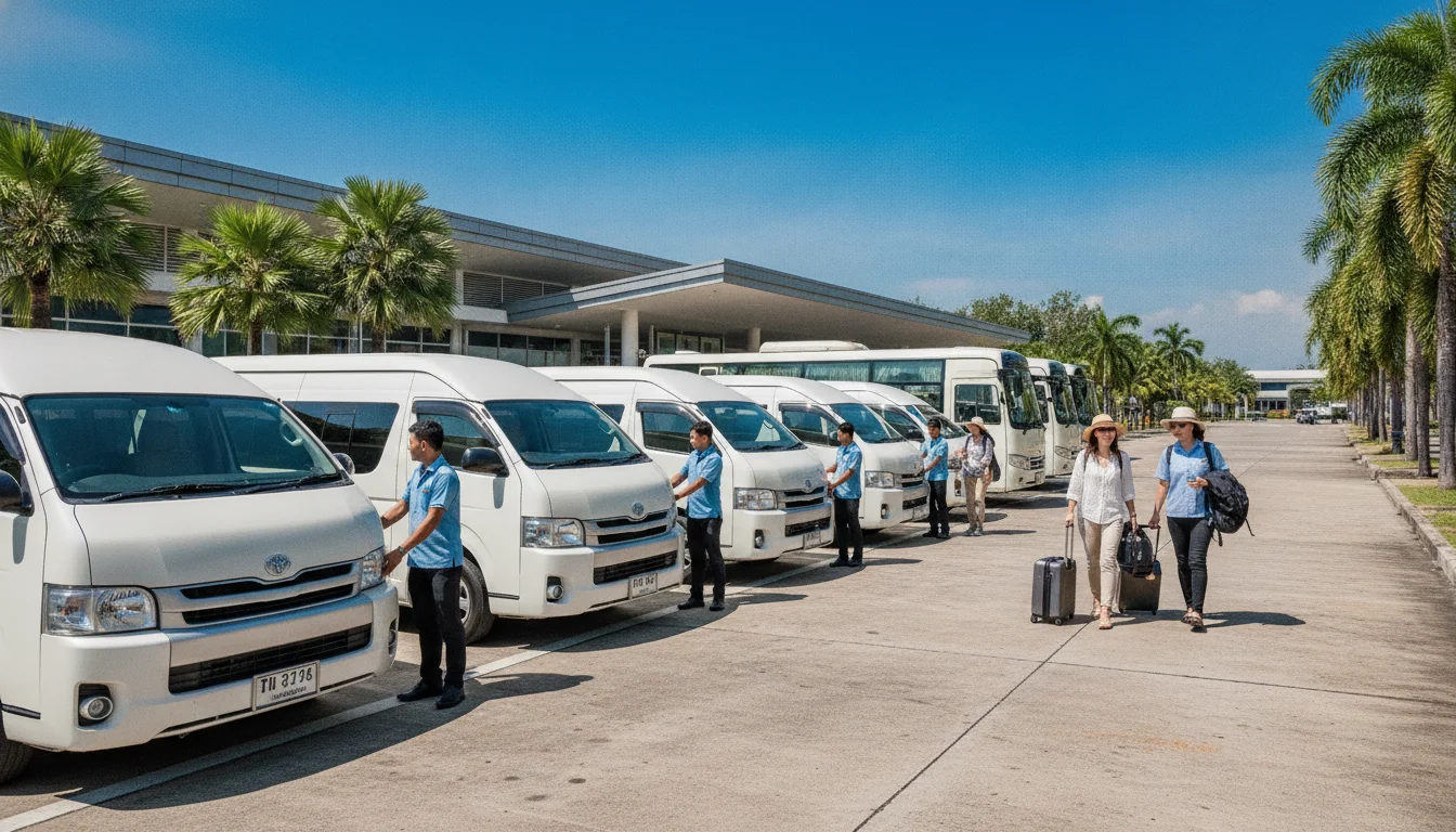 Airport ground transportation hub Airport ground transportation hub
