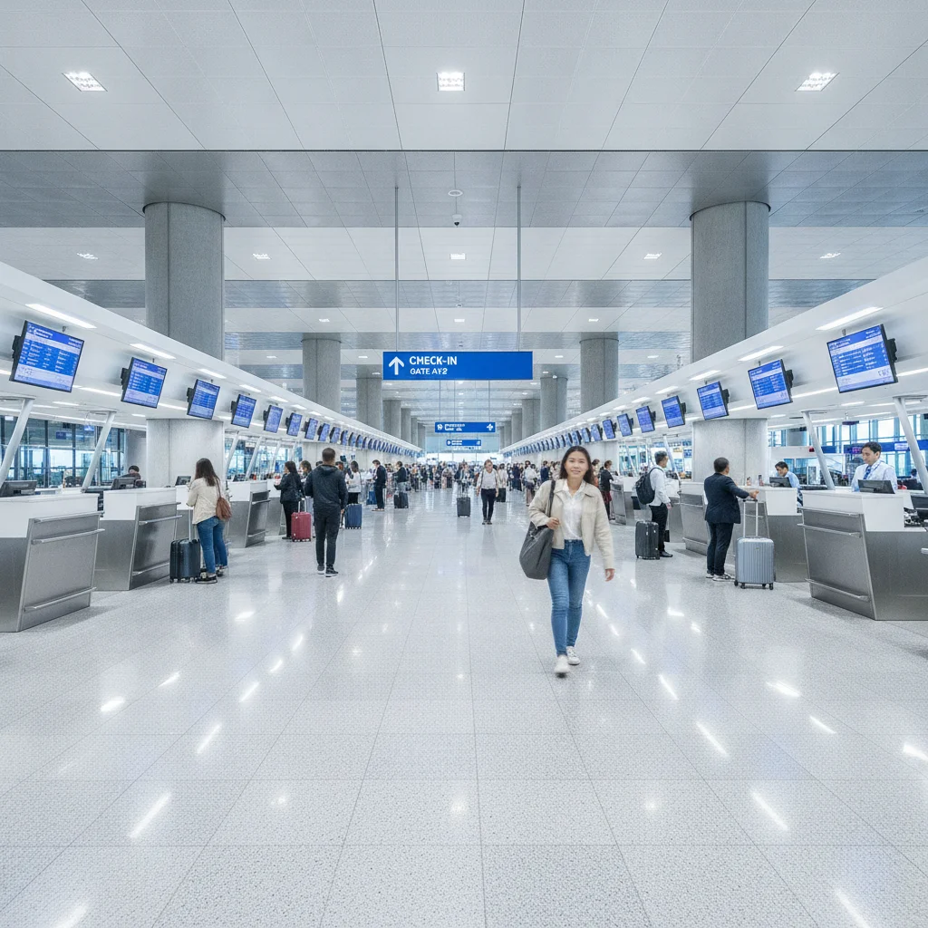 U-Tapao International Airport passenger terminal interior U-Tapao International Airport passenger terminal interior