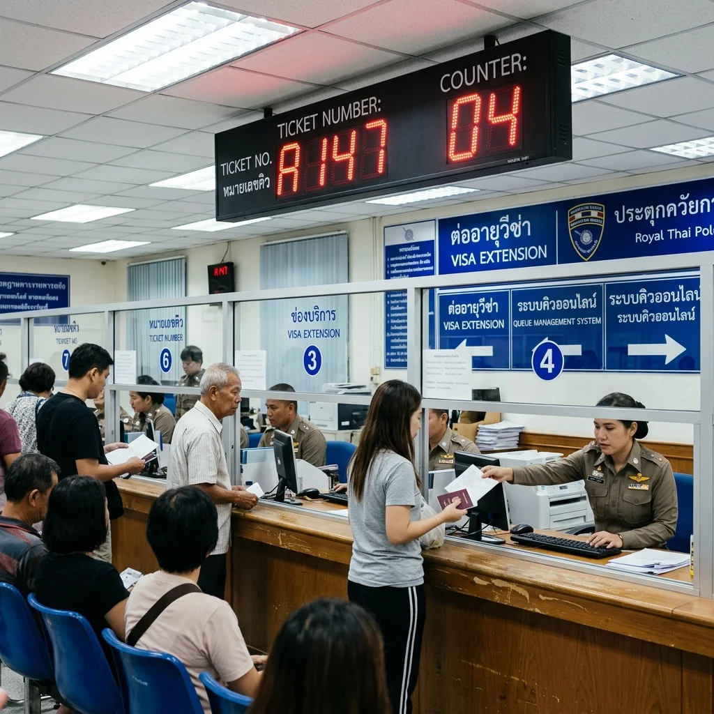 Thai Immigration Office Queue Management System Thai Immigration Office Queue Management System
