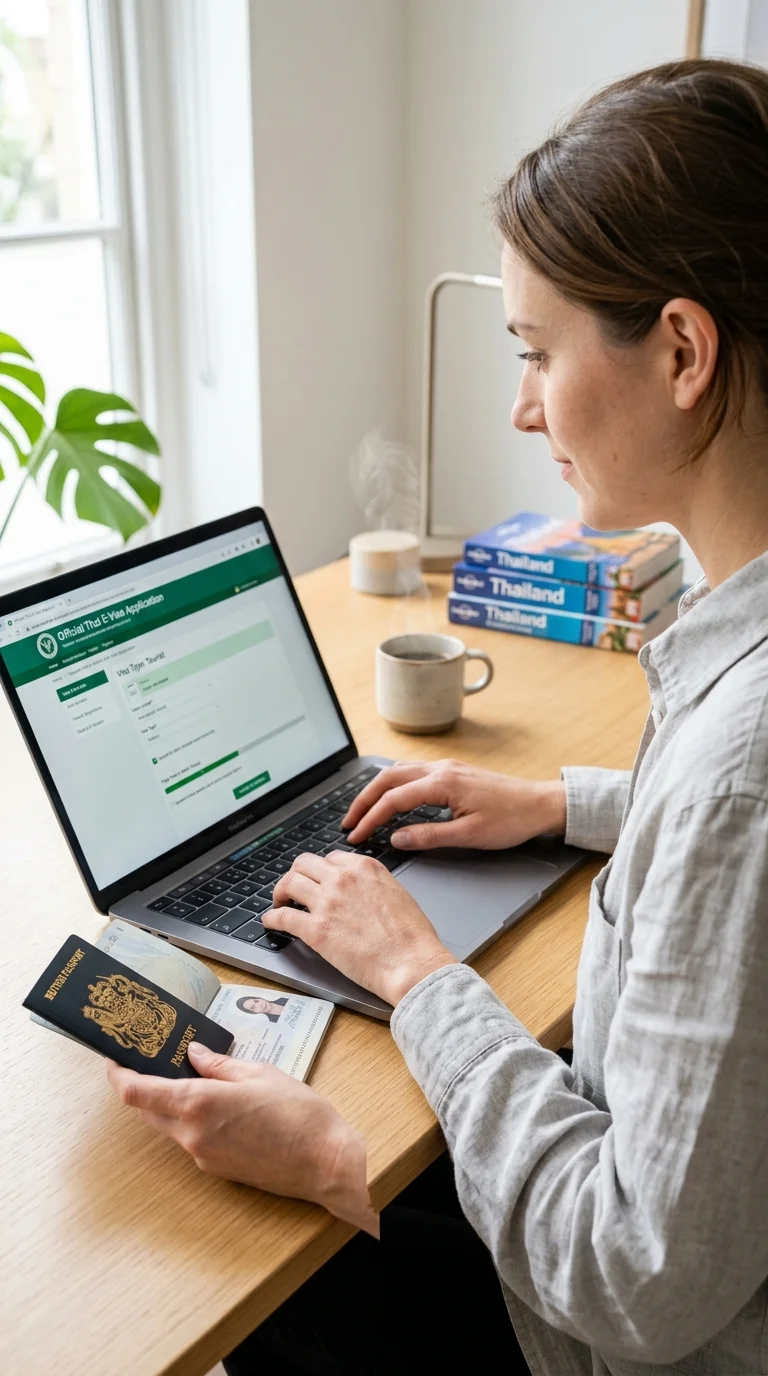 traveller applying for a visa traveller applying for a visa