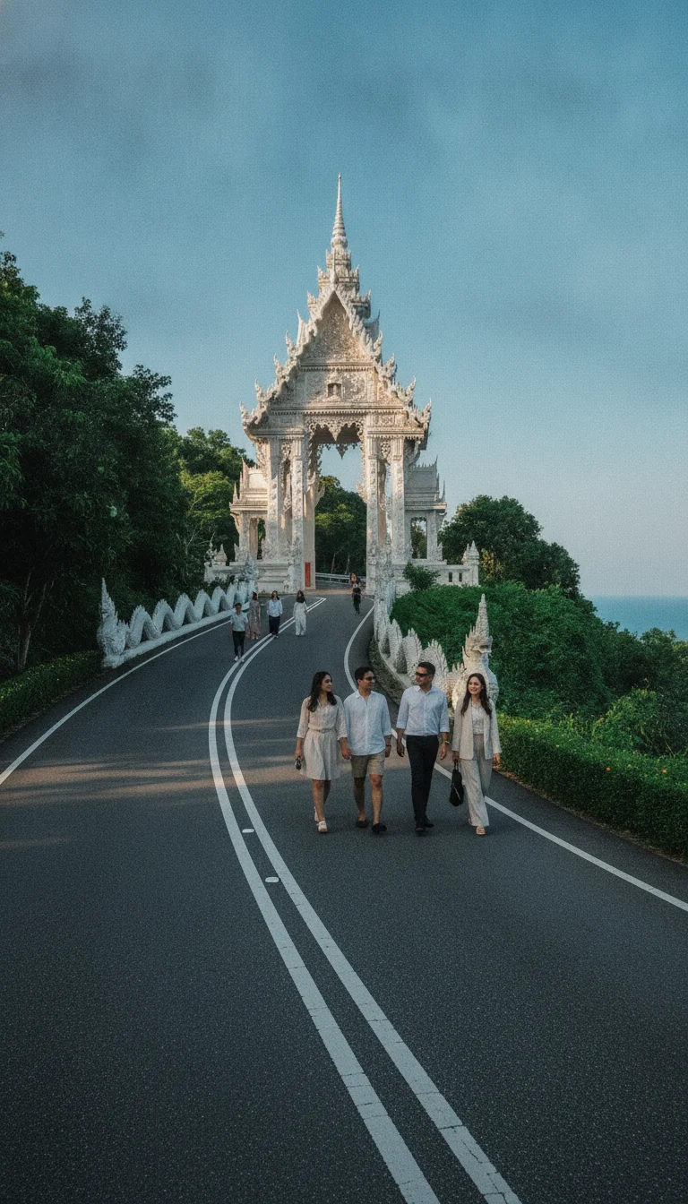 Wat Thang Sai Entrance Road