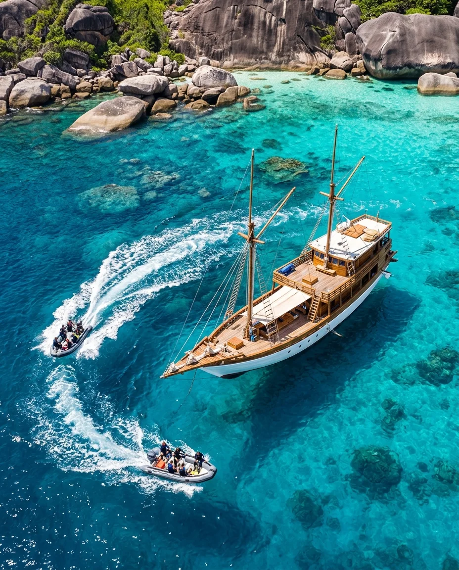 30-metre wooden liveaboard dive boat 30-metre wooden liveaboard dive boat