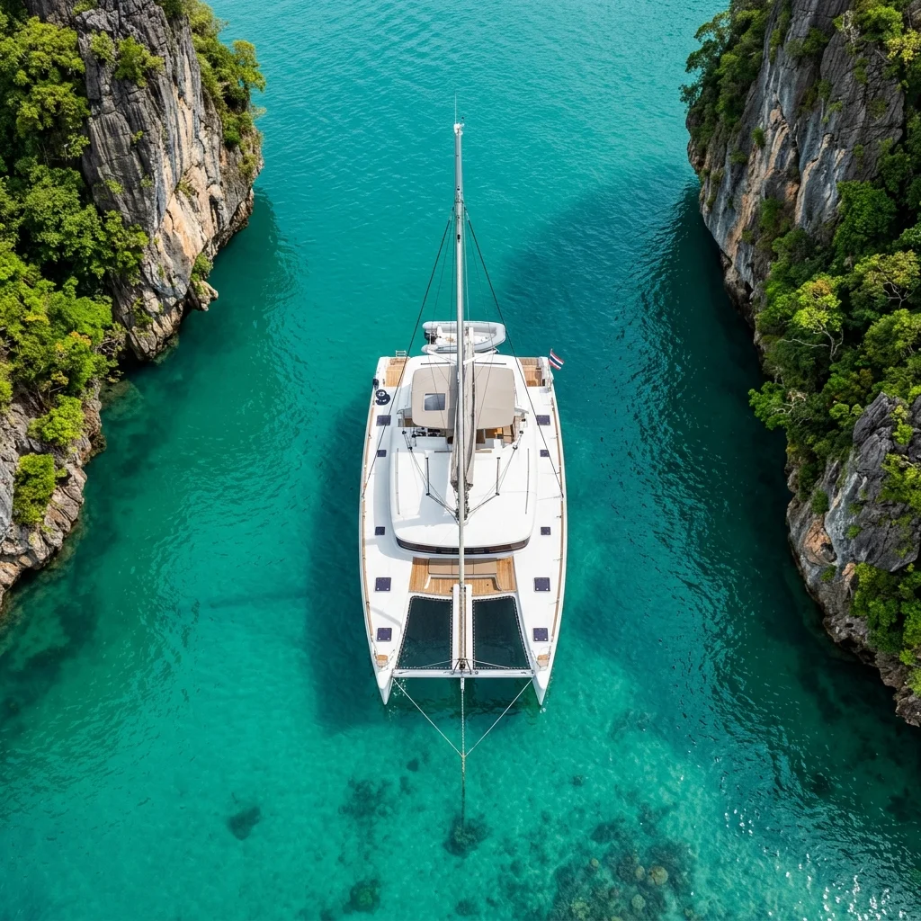 white sailing catamaran white sailing catamaran