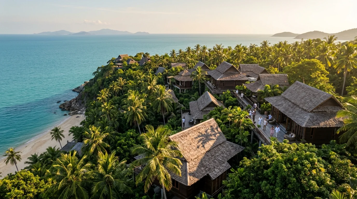 Sprawling tropical retreat center Sprawling tropical retreat center